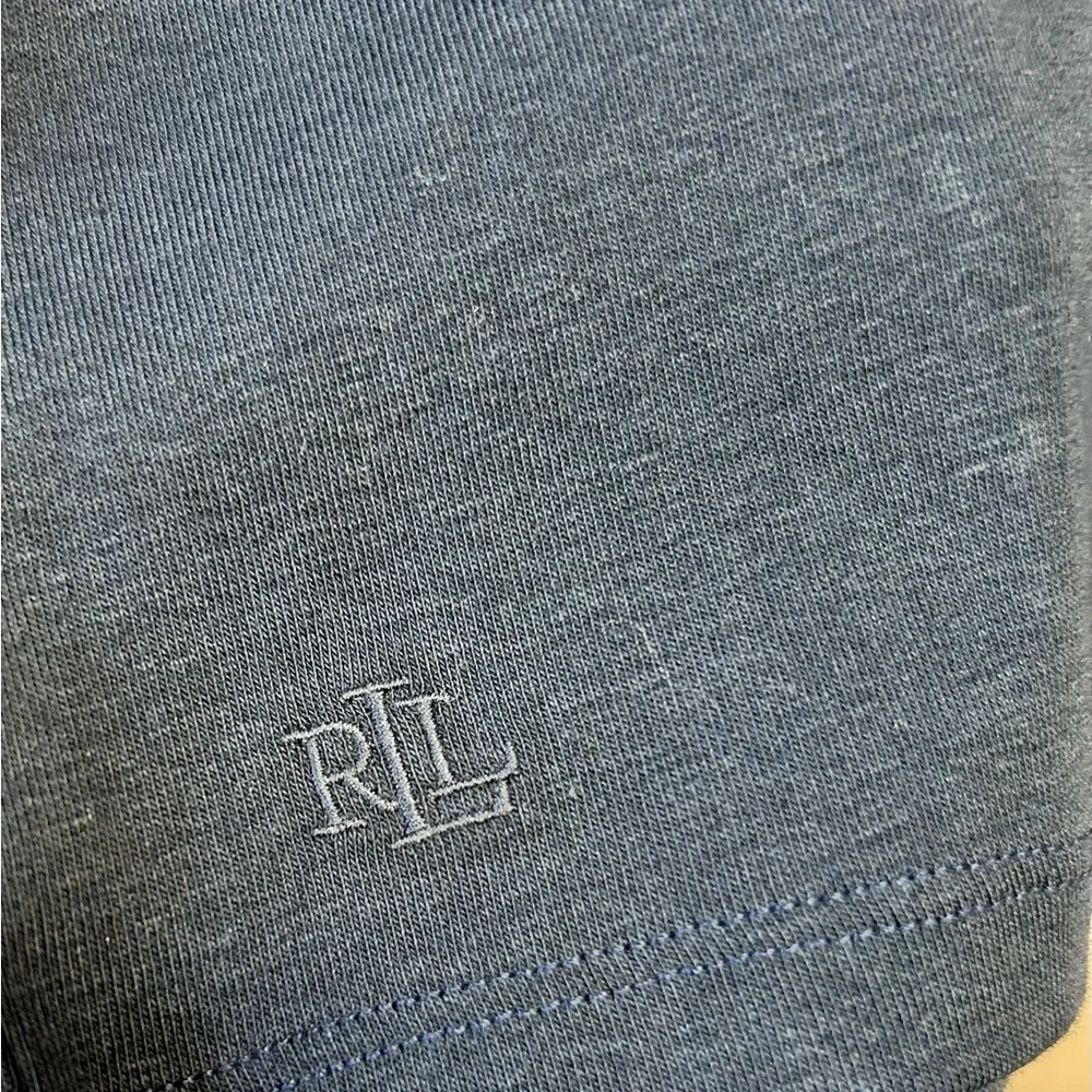 Lauren Ralph Lauren (Black Label) Navy Short Sleeve Tee - Picture 5 of 6